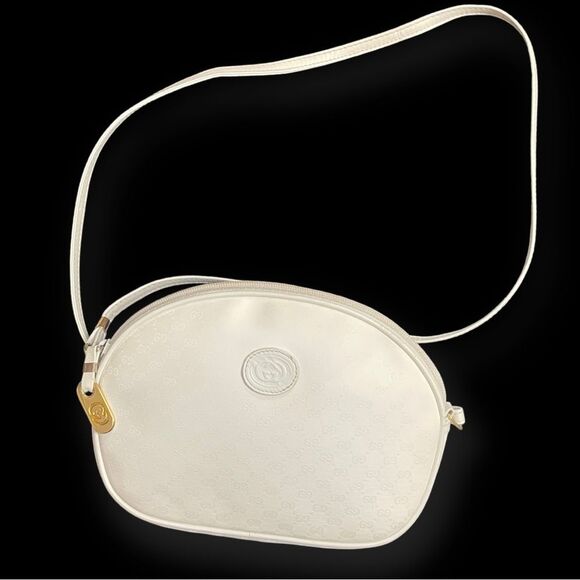 Vintage Gucci Micro GG Monogrammed Crossbody Bag White - (Authentic) - Picture 10 of 12